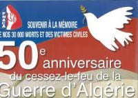 50ème anniversaire du cessez-le-feu de La guerre d’Algérie.. Le lundi 19 mars 2012 à La Farlède. Var. 